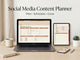 Social Media Content Planner, Content Calendar & Strategy Bundle
