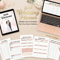 2026 Wedding Planner Canva Template, Editable Bridal Bundle