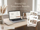 Brand Kit Template Bundle Canva, Logo & Social Media Branding Kit
