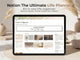 Notion Ultimate Life Planner, Productivity & Goal Tracker