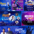 Church Flyers Bundle , Anniversaries, and More | Customizable Templates for Churche